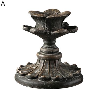 Excellent Candle Stand Vintage Smooth Edges Fine Workmanship