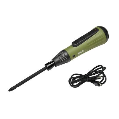 SK11 Wiederaufladbarer Dual-Driver Elektro- und Handkurbel-Doppelantrieb USB-Aufladung Grün SDV-DUO-DG/BK