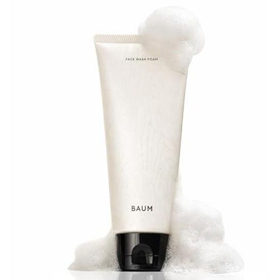 BAUM Face Wash Foam 150g Cleansing Woodland Winds Scent Skincare Moisturizing Bare Skin Forest Bathing Unisex Mens Gift Present Birthday Organic Trees