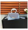 2025 Spring New Foreign Style Splicing Contrasting Color Portable Temperament Design Temperament Single Shoulder Crossbody Small Square Bag Woman