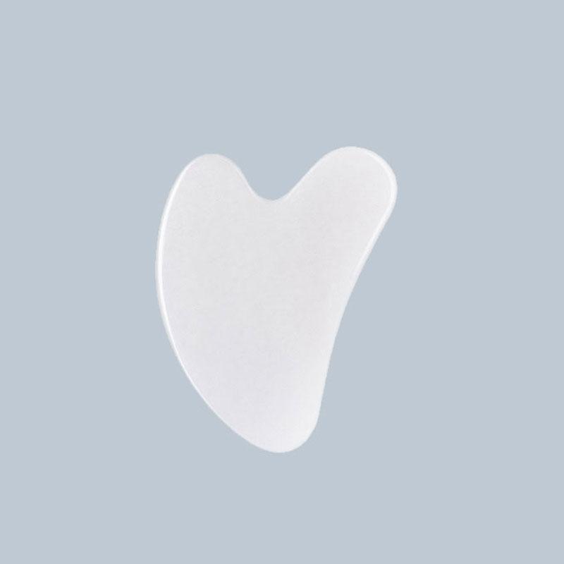

White Jade Roller Gua Sha Set Gouache Stone Scraper Back Neck Scratcher Massager Facial Body Anti Wrinkle Beauty Massager