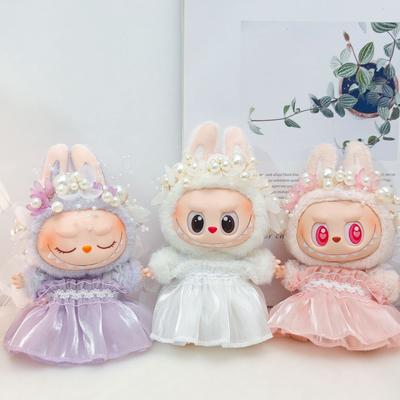 Wedding Confession Second Generation Standing Posture Labubu Baby Clothes Labubu Doll Clothes Pendant Dress Set