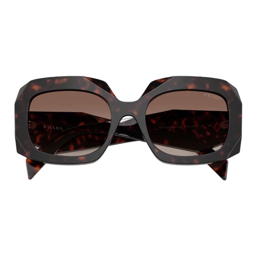 Prada Logo Design Acetate Irregular Sunglasses Women sunglasses Tortoiseshell PRB23S17N10S