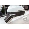 Carbon Fiber ABS Exterior Rear View Mirror Strip Trim For Cadillac XT4 2019-2022