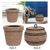Woven Planter Basket Decorative Storage Basket for Porch Farmhouse Office