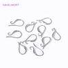 18K Gold Plated Ear Wire DIY Earrings Jewelry Accessories With Outside Loop Rhodium Plated Earring Hooks Earwire Fittings