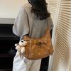 2025 new foreign-style cotton clothing bag autumn and winter versatile lightweight shoulder bag large capacity high-end fashion messenger bag