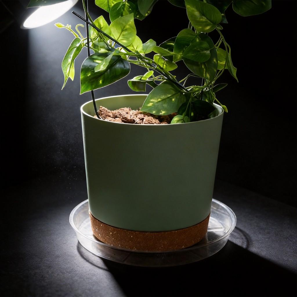 Plastic Flower Pot Tray With Pet Material And Dustproof Design For Garden And Home Use
