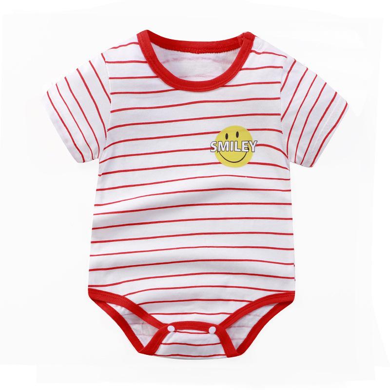 Summer Baby Rompers with Cartoon Prints – Lightweight Newborn Rompers less