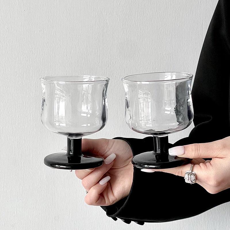 ZISIZ Vintage Tapered Glass Cup