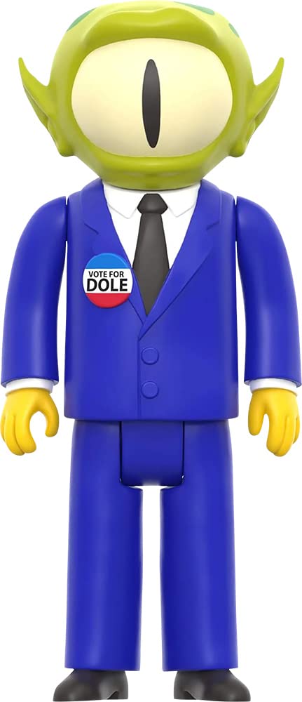 

ReAction The Simpsons Series 4 Halloween Special Kang Action Figure (Alien President) 3.75-inch синий