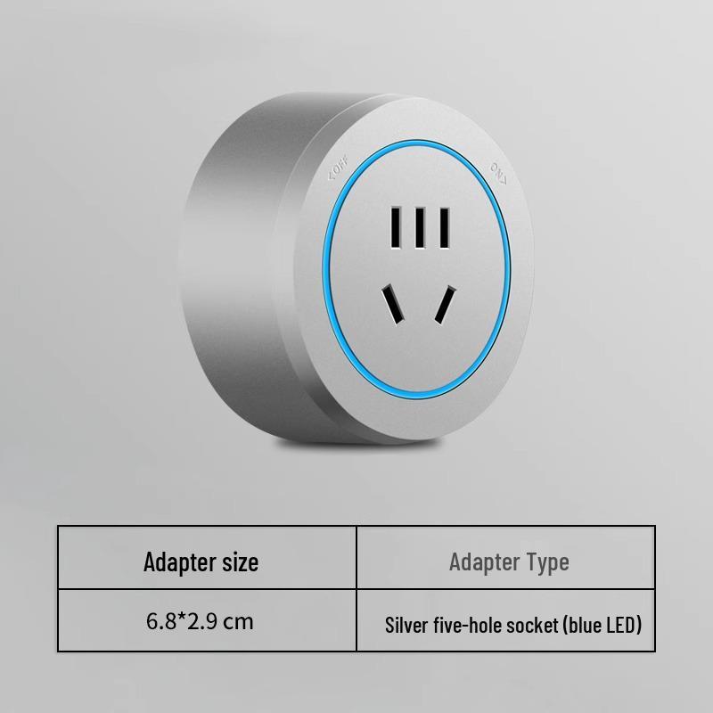 Track Power Strip for Kitchen & Living Room - Movable, Slide Rail, Anti-Shock Design