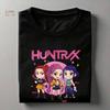 Camiseta Kpop Caçador de Demônios 4 a 14 anos Camiseta Infantil Huntrix Gola Redonda Camisetas Manga Curta meninos meninas