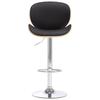 Bar Stool Black Synthetic Leather