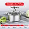 Stainless Steel Single-Serve Mini Hot Pot with Induction Compatibility and Extra Thick Design for One Person