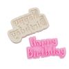 3D Happy Birthday Kitchen Baking Mold Silicone Cake Decorating Tools Fondant Chocolate Mould Biscuits Silicone Mold