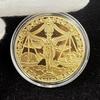 Twelve Constellation Commemorative Medals Tooth Fairy Gold Coins 12 Zodiac Crafts European and American Coins Lucky Guardian Constellation Coins