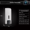 300ml Wall mounted Single Bottle Manual Soap Dispenser Shampoo Box Rest Room Washroom Toilet Hand Washing Liquid