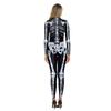 Iootiany Halloween Horror Skull 3d Printed Bodysuit Day Of The Dead Role Playing Costume Skeleton Stretch Tights Adult Bodysuit