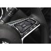 Fit For Nissan  ALTIMA Carbon Fiber Style Interior Steering Wheel Trim 2PCS
