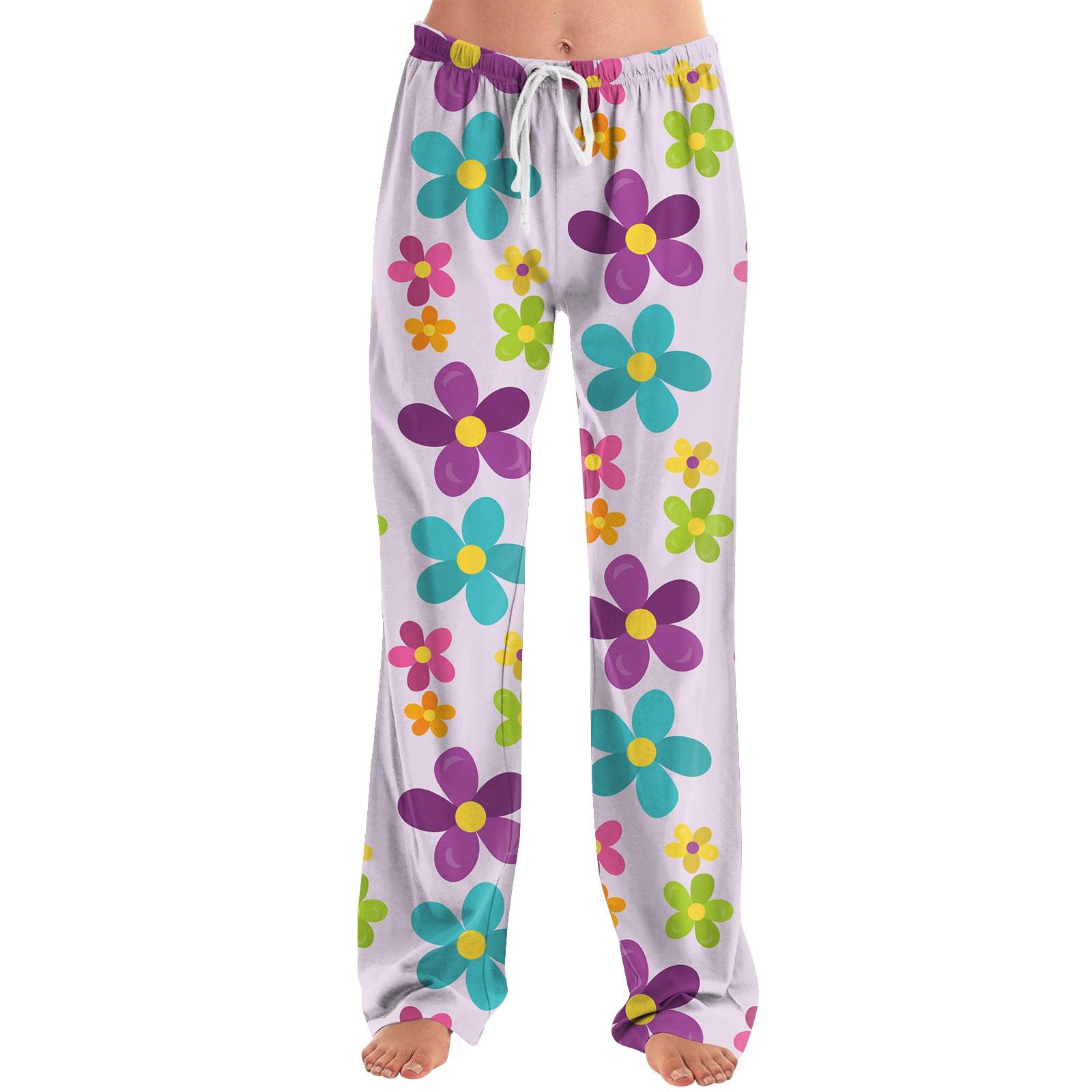 

Женские модные свободные повседневные брюки с пасхальным принтом XXXL