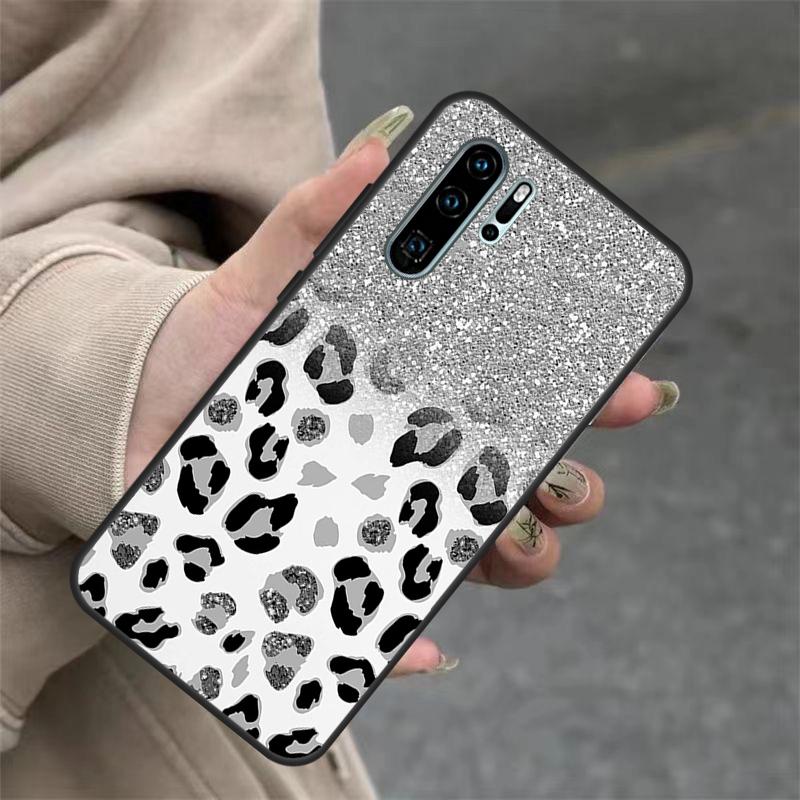 Leopard Print Black Cheetah Pattern For Huawei Nova 11i 8i 7i 3i Nova 9 10 SE 5T Y60 Y70 Y90 Y91 Y61 P20 P30 P40 Lite Pro Case