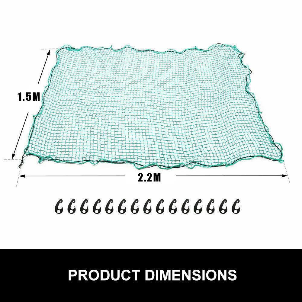 Portable Folding Cargo Net Multipurpose Heavy Duty Square Trailer Mesh for Truck Van Easy Operation