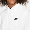 Nike Sportswear Club Hoodie Men Tops White BV2654-100