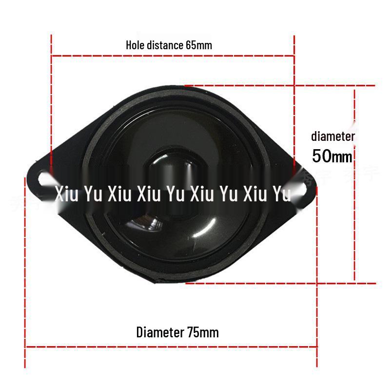 

2 45-Magnet 4-Ohm 5W Bright Cone Oval Tweeter Speaker