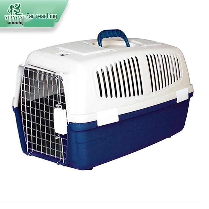 

Пластиковый авиабокс Yuanyang для питомцев малого и среднего размера Small (47.5x30.5x29.5 cm) красный