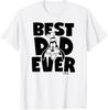 Best Dad Ever Goofy White TShirt