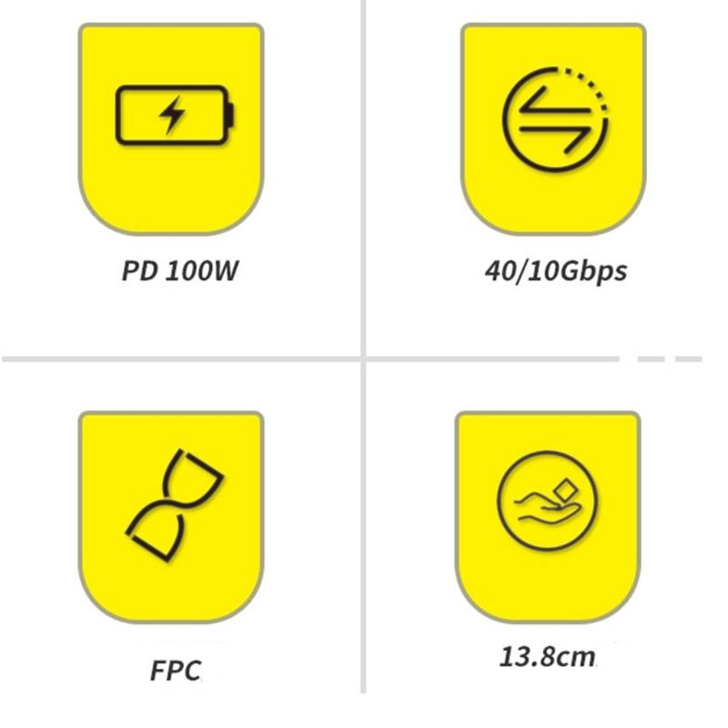 Καλώδιο USB Type C Αρσενικό σε USB C USB A Θηλυκό PD 100W USB C σε USB C Καλώδιο Φόρτισης Καλώδιο Καλώδιο για Κινητό Τηλέφωνο Tablets