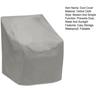 Dustproof Chair Cover Waterproof Rainproof Prevent Sunlight Stackable Chair Cover Patio Furniture Protection Sleeve Outdoor Chair Protector
