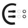 Water Butt Interconnect Kit Including 50cm Pipe 25mm Connectors Washers and Nuts for Rainwater Diversion Projects