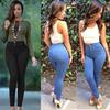 Women's High-Waisted Slim-Fit Elastic Pencil Jeans - Stylish 2019 Trend