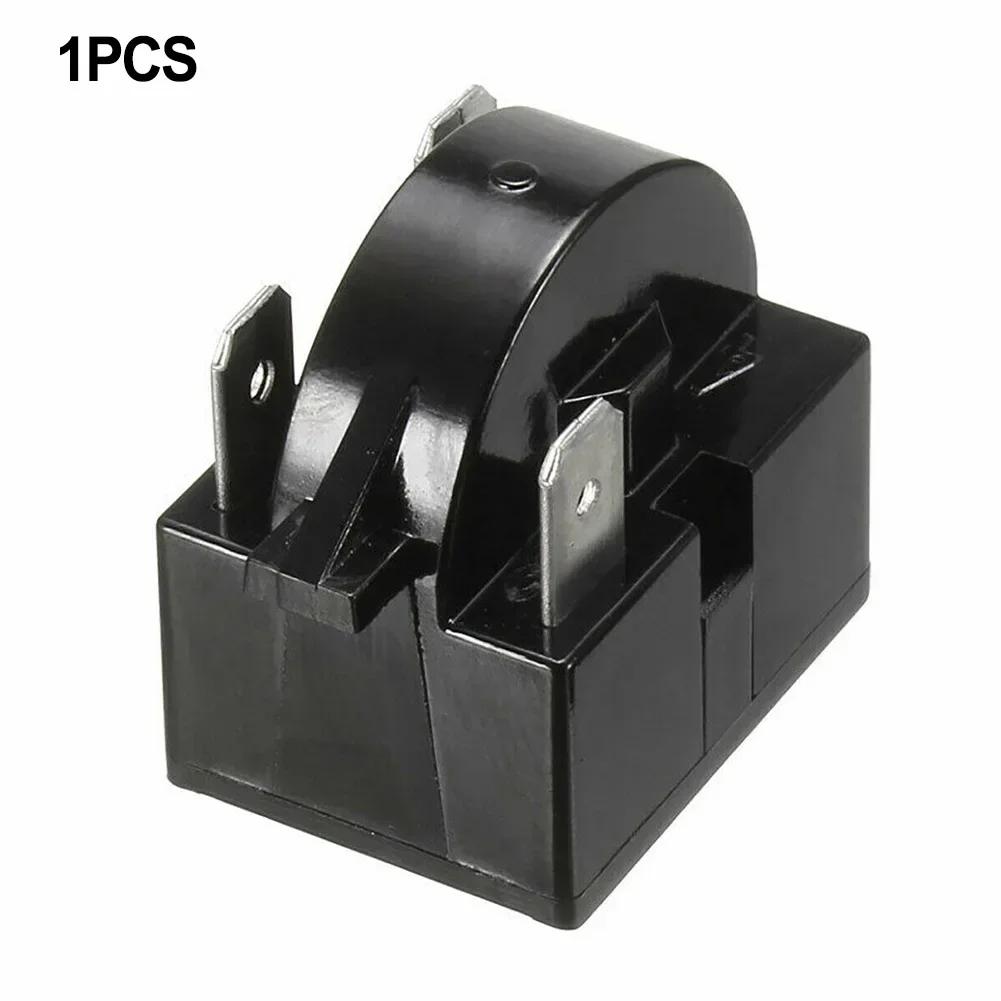 Overload Protector PTC Start Relay 1/3Pins 1PC Black Efficient For Compressor Replacement For Mini Fridge 2025