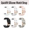Quickfit 20mm Silicone Watch Band For Men And Women  For Garmin Watch Fenix 8-43mm Smartwatch Accessories Festival Watch Strap