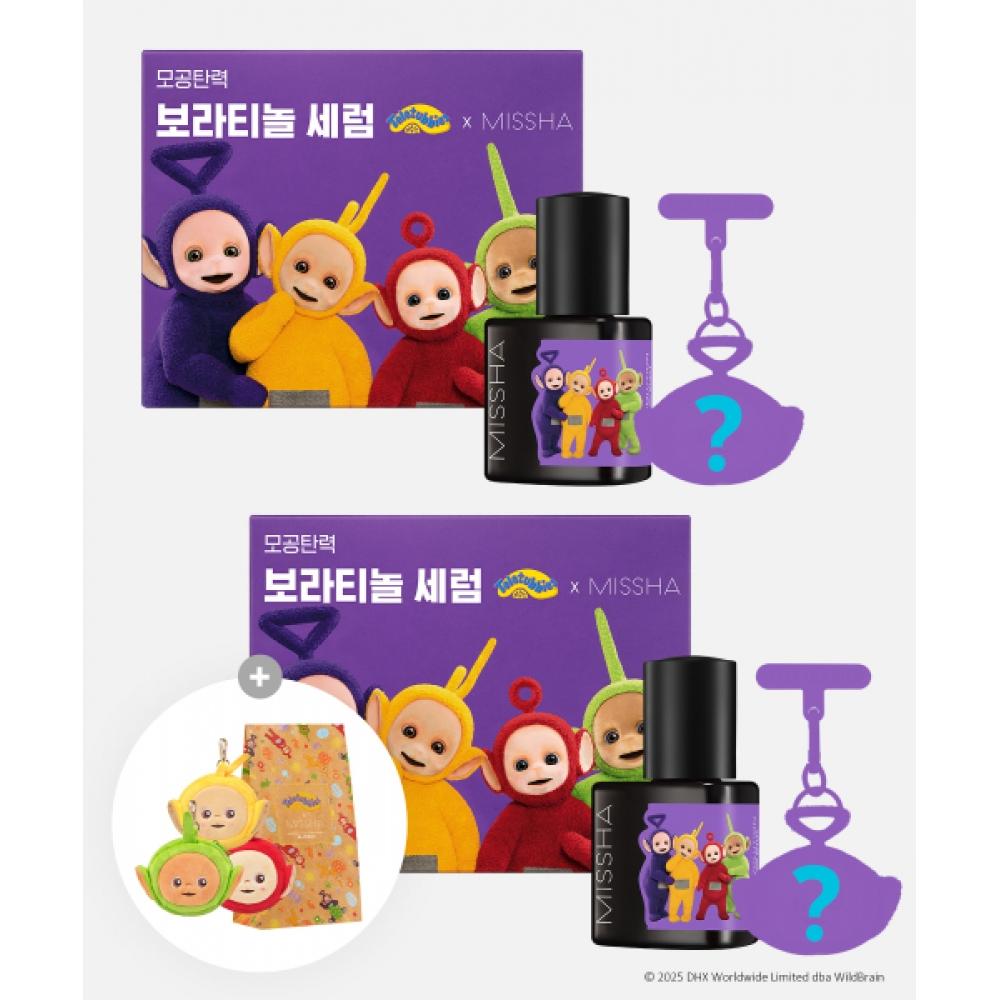 Missha [Teletubbie Edition] [2] Сыворотка с микроиглами Tr1000 Shot Specule Retinol 1000 Конфигурация с брелоком + Бумажный пакет Teletubbie Кошелек для монет Подарок FREE