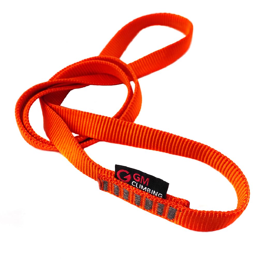 

GM CLIMBING UIAA CE сертификация 22kN 16 мм нейлоновый строп полозья альпинистский строп длина 120 см оранжевый 3 шт.