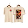 Summer New Pok Mon Spray Dragon Cartoon Style Pure Cotton Adultchildren Loose Plus Size Short Sleeved Breathable Tshirt