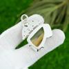 Sisters Day Deal 925 Silver Trillion Natural Montana Agate Engagement Pendant