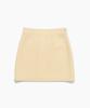 Tudument Boucle Tweed Mini Skirt Butter
