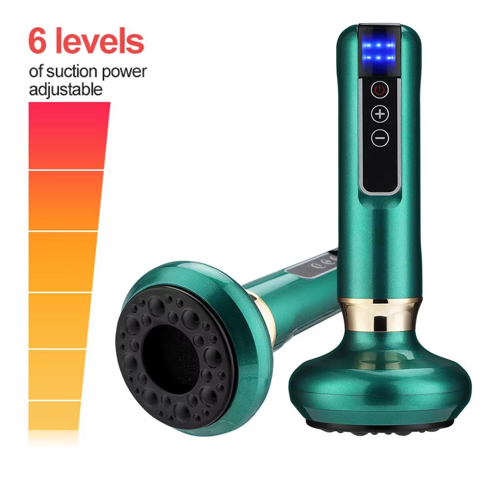 

2025 Electric Cupping Massager Vacuum Suction Cup GuaSha Anti Cellulite Beauty Health Scraping Infrared Heat Slimming Massage