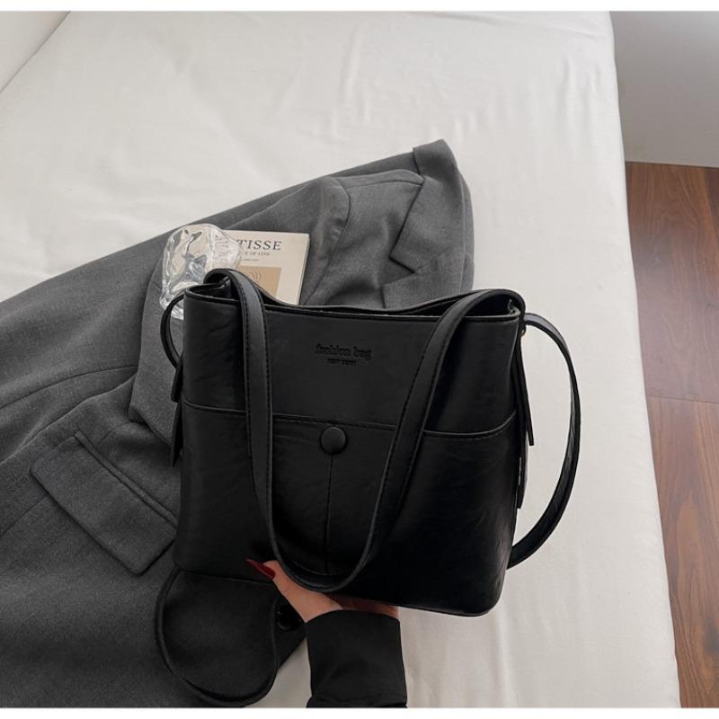 Модная и универсальная сумка, Ретро и высококачественная сумка через плечо, Повседневная однолямочная сумка without pendant