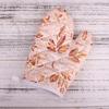 1Pc Mitt Soft Oven Resistant Polyester Texture Heat Floral Printed Microwave Glove Baking