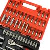 Hand Operated  53-Piece Miniature Socket Wrench Set for Car & Home Repair Tool Box