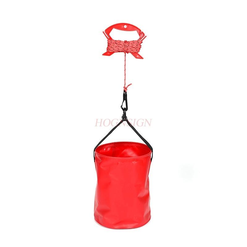 Mini Portable Foldable Bucket For Children'S Painting Washing Pen Circular Washing Pen Bucket Outdoor Fishing Fishing