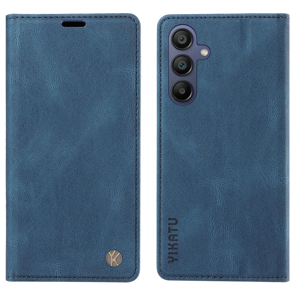 YIKATU YK-004 For Samsung Galaxy A26 5G/A16 5G/A16 4G Case Leather Skin-Touch Phone Cover Magnetic Auto-Absorbed