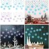 Pack of 8 Christmas Snowflake Swirls Hanging Decoration Hanging Swirls Snowflake Christmas Decoration Set for Holiday