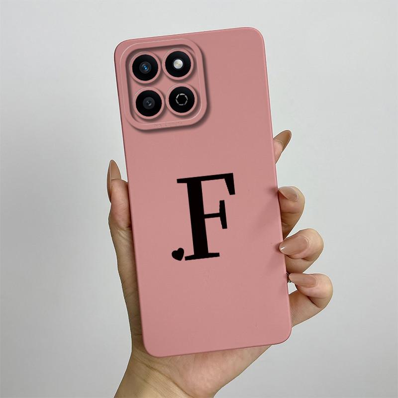 Funda for Honor 200 Smart Case Camera Lens Protection Cute Letters Silicone Shockproof Phone Cover for Honor 200 Smart 5G Capa